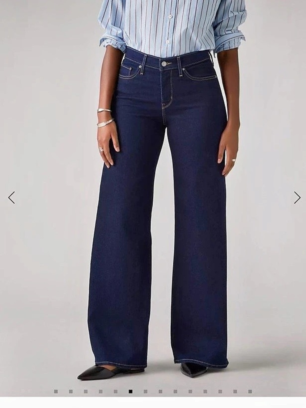 Levi's 318 Shaping Wide Leg Jeans